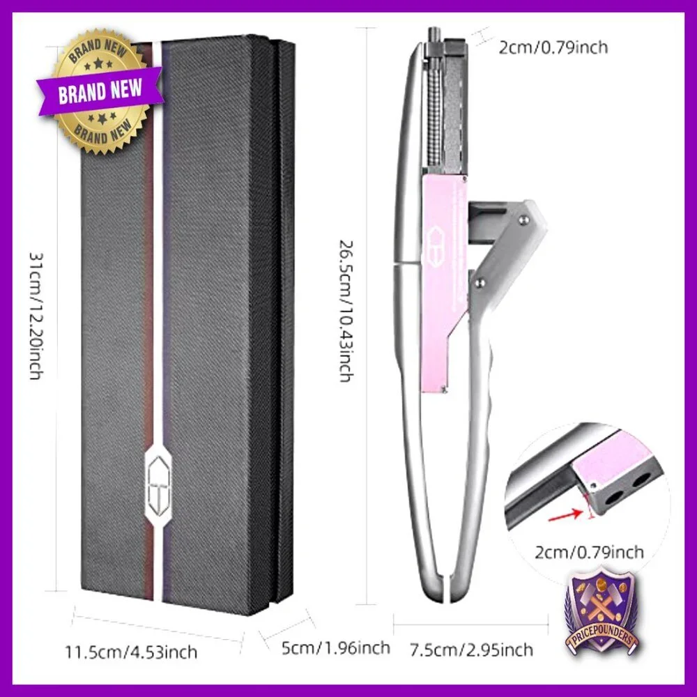 Professional 6D Hair Extensions Machine Kit, No-Trace Tool for Quick Application